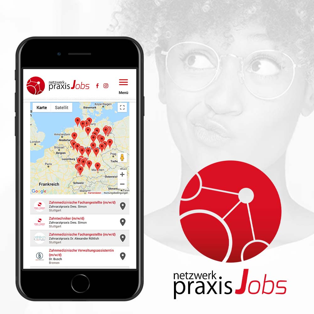Netzwerk Praxisjobs - das kostenfreie parsmedia Jobportal